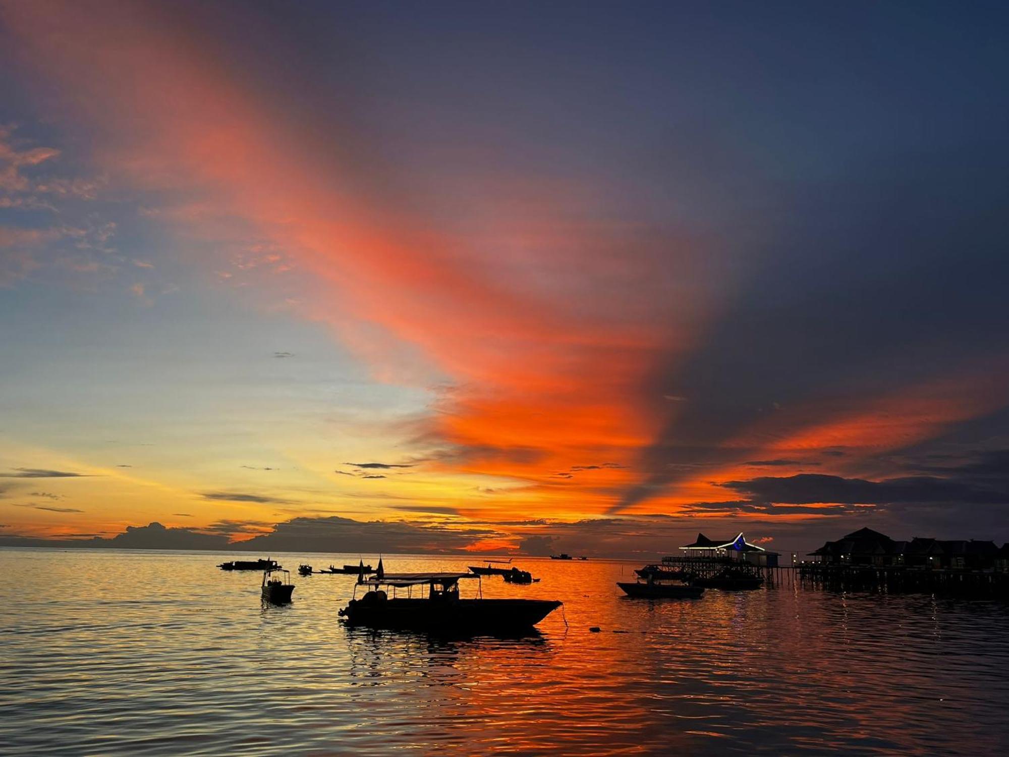 Mabul Backpackers Appartement Mabul Island Buitenkant foto