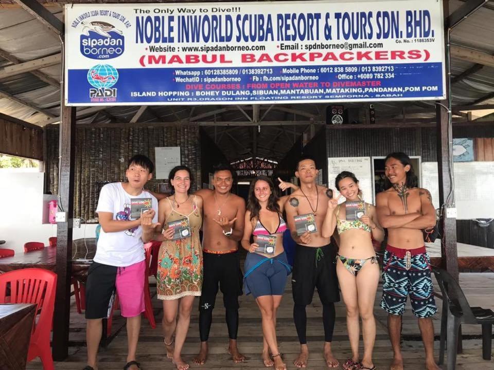 Mabul Backpackers Appartement Mabul Island Buitenkant foto